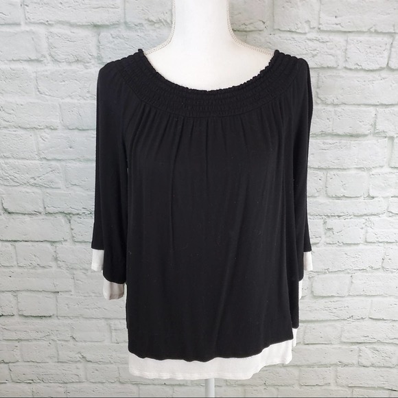 Cato Knit On / Off Shoulder Top Sz. L - Picture 2 of 8